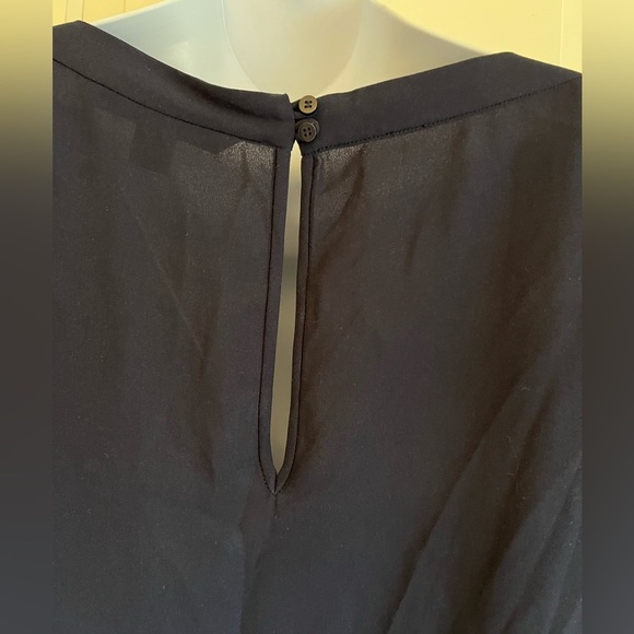 Diane von Furstenberg 'Lucy' Blouson
Jumpsuit Navy Blue Size 4, Wide Leg Flowy - Picture 6 of 17